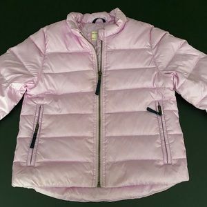 Crewcuts pink puffer jacket (girls)